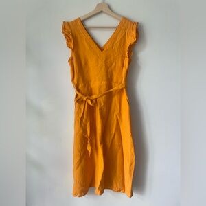 Loft Linen Blend Dress